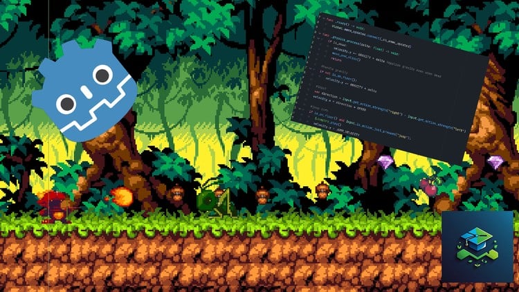Godot 4.3 中完整的 2D 平台游戏：从零到完成-虚幻之初