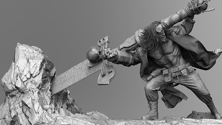 地狱男爵的制作：第 1_Modeling 部分-虚幻之初