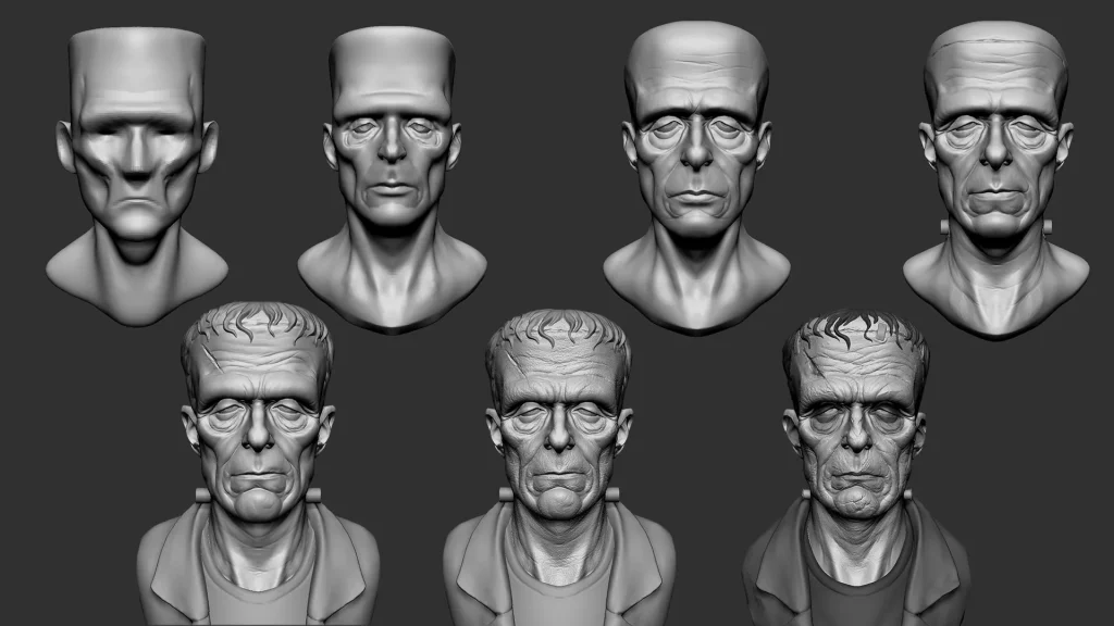 图片[2]-ZBrush 中的角色概念雕刻-虚幻之初