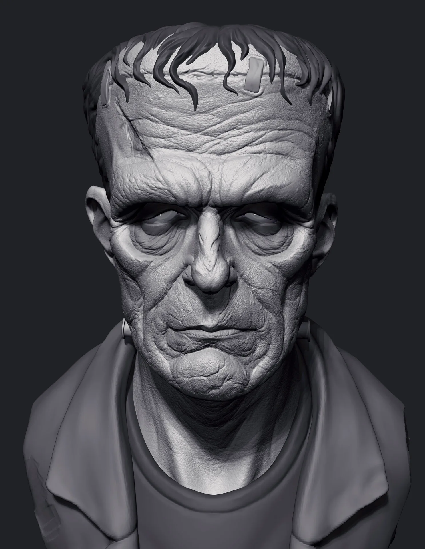 ZBrush 中的角色概念雕刻-虚幻之初