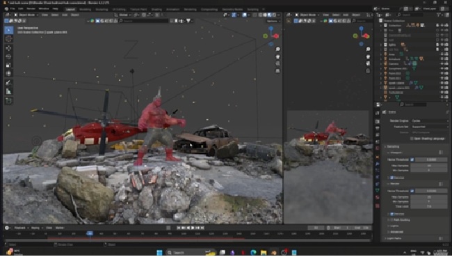 Blender CGI 大师班：照片级真实感和漫威风格的镜头-虚幻之初