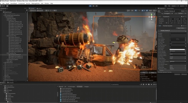 在 Unity 游戏引擎中创建逼真的视觉特效-虚幻之初