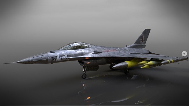 F 16 猎鹰战斗机。掌握可塑性 3D 1.4 2024 Plasticity 3D-虚幻之初