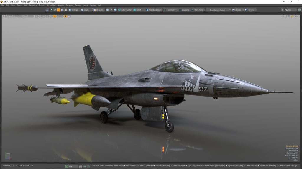 图片[15]-F 16 猎鹰战斗机。掌握可塑性 3D 1.4 2024 Plasticity 3D-虚幻之初