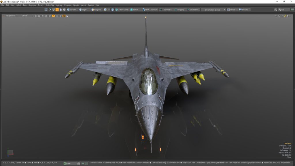 图片[3]-F 16 猎鹰战斗机。掌握可塑性 3D 1.4 2024 Plasticity 3D-虚幻之初