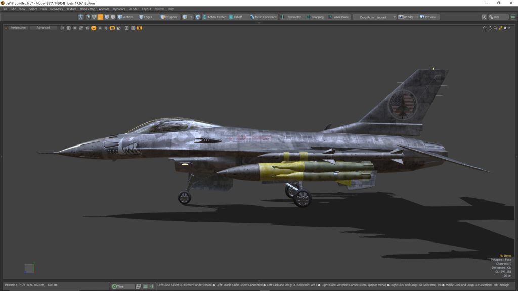 图片[14]-F 16 猎鹰战斗机。掌握可塑性 3D 1.4 2024 Plasticity 3D-虚幻之初