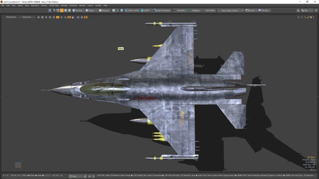 图片[12]-F 16 猎鹰战斗机。掌握可塑性 3D 1.4 2024 Plasticity 3D-虚幻之初