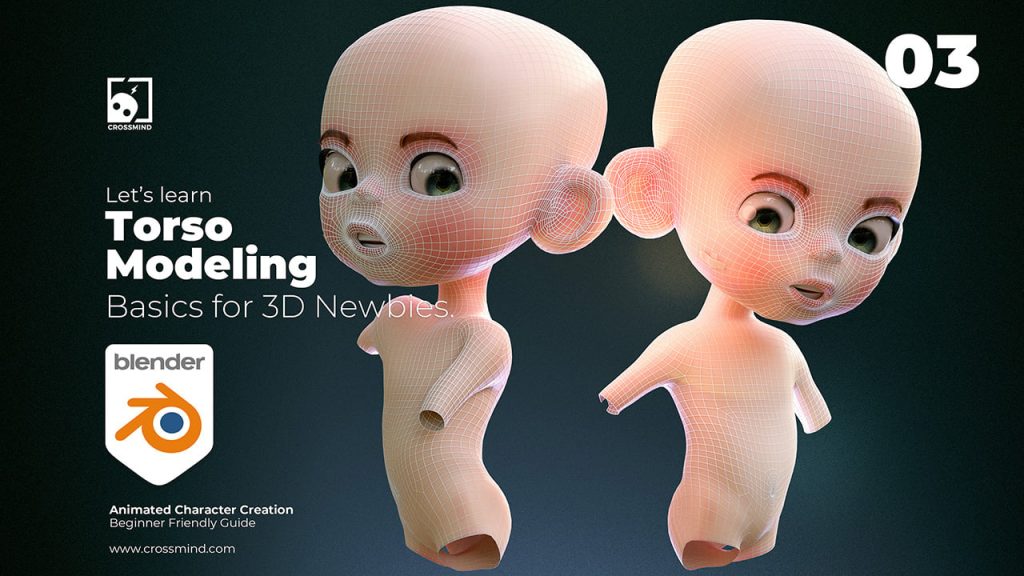 图片[3]-让我们学习 3D 动画角色创建 Blender-虚幻之初