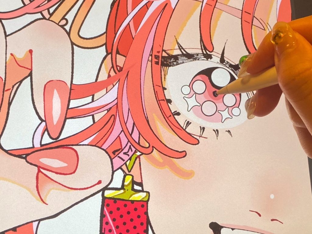 【原版教程】PONKO插画课 | 闪亮色彩与线条打造少女角色插画-虚幻之初