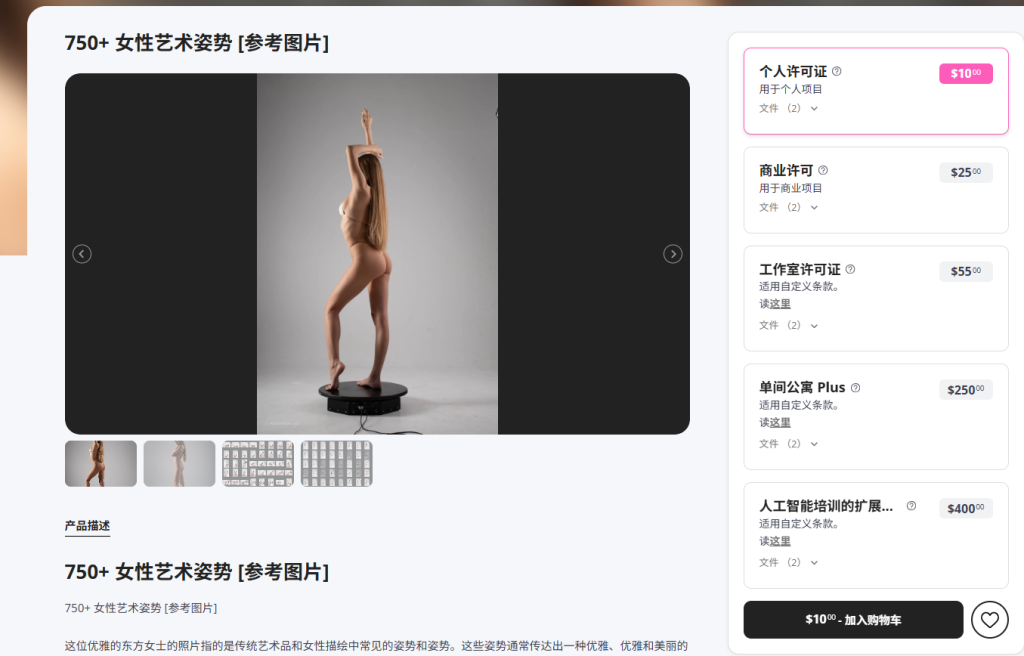 750+ 女性艺术姿势 [参考图片]-虚幻之初