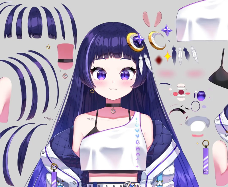 【高质量教程】Live2D 角色设计 + 动画绑定 | Parassol 完整课程-虚幻之初