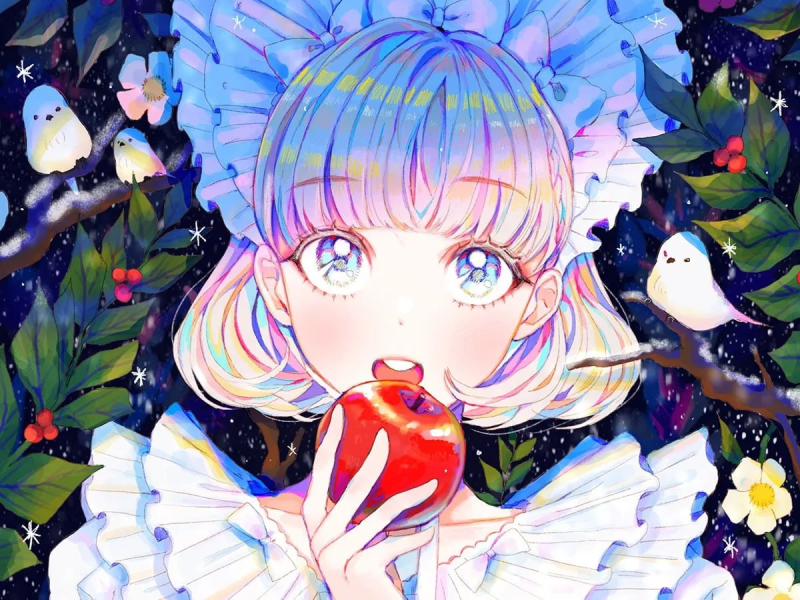 【插画技法】iPad 绘制棉花糖质感的童话系人物插画-虚幻之初