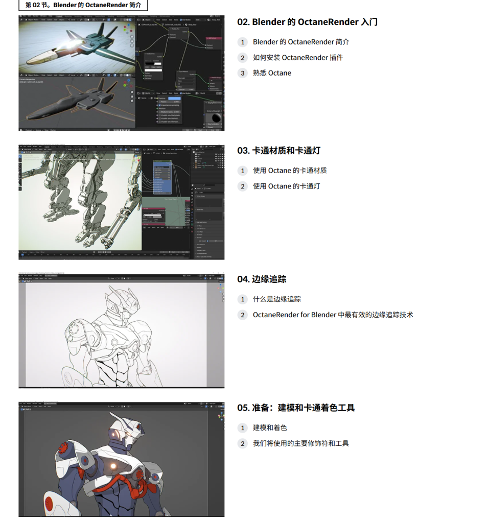 图片[9]-Blender 的 OctaneRender 中的 3D 动漫风格机甲制作-虚幻之初