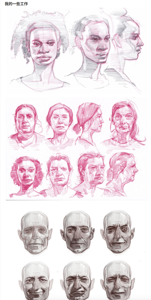 图片[3]-头部绘图和构造 迈克尔·汉普顿 （Michael Hampton）-虚幻之初