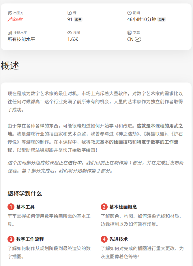 图片[2]-【原版教程】数字绘画基础入门课 | Proko完整讲解-虚幻之初