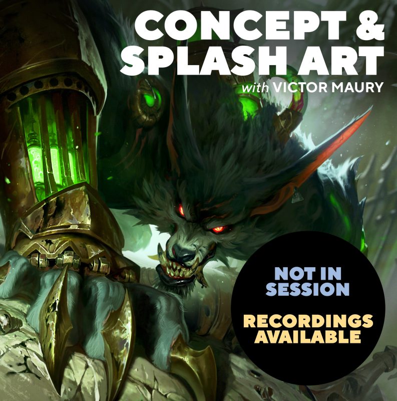 【插画必学】概念与泼墨艺术全流程 | Victor Maury 系统教学-虚幻之初