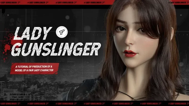 冷艳女枪手：次世代写实女性角色建模与渲染全流程（Maya + ZBrush + Substance Painter + Photoshop）-虚幻之初