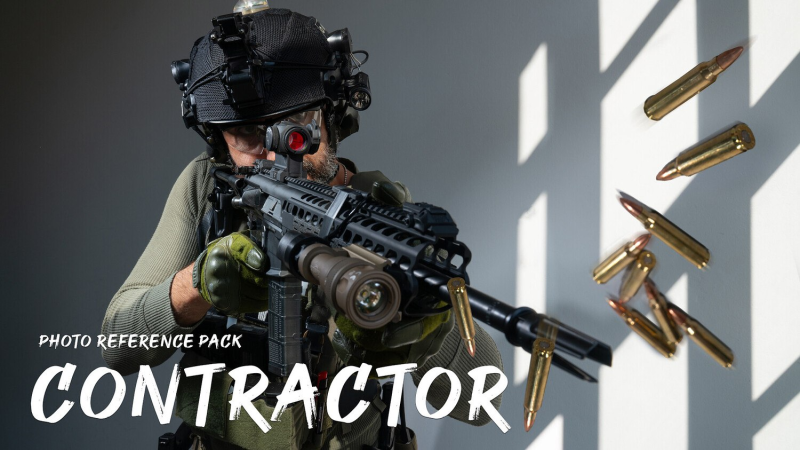 Contractor - 艺术家参考照片包 343 张 JPEG，无 AIContractor - Artist Reference Photo Pack 343 JPEGs no AI-虚幻之初