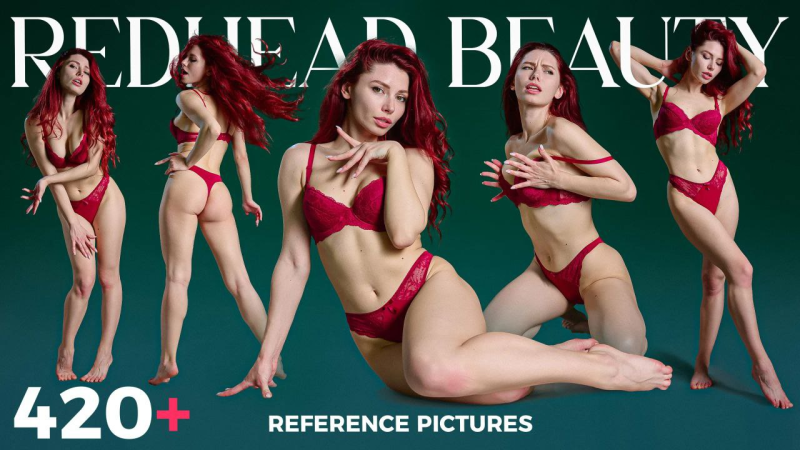 420 个红发美女姿势420 Poses of Red-Haired Beauties-虚幻之初