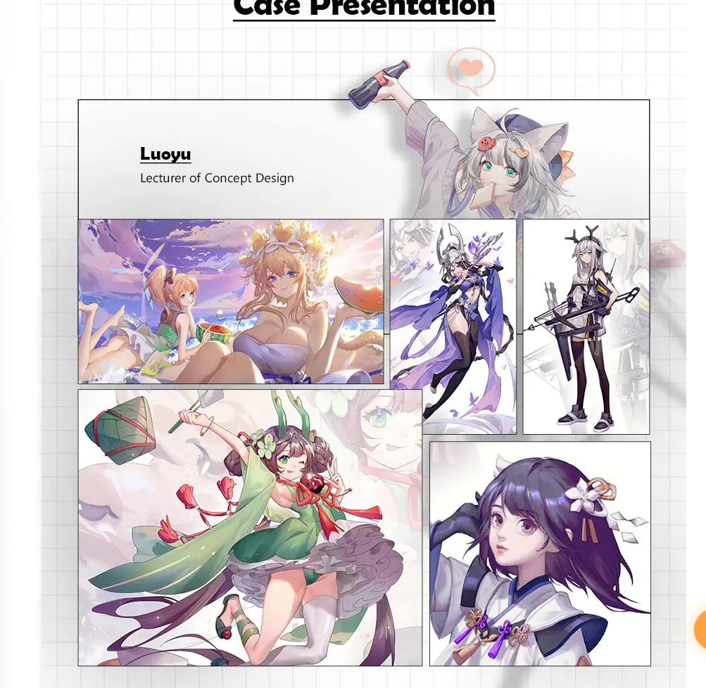 图片[3]-如何绘制可爱的动漫美少女（步骤详解）How to Draw A Cute Anime School Girl – Step by Step-虚幻之初