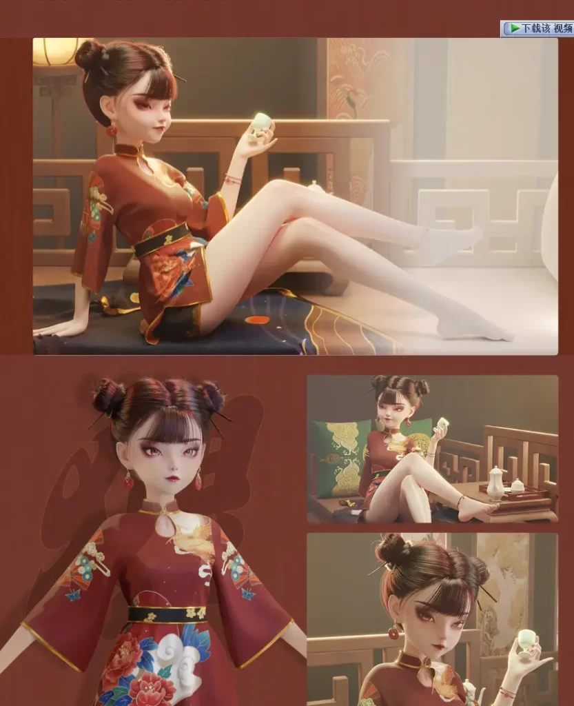 图片[2]-使用 Daz Studio 和 Blender 创建女性角色动画——Xiaoli（含资源文件）-虚幻之初
