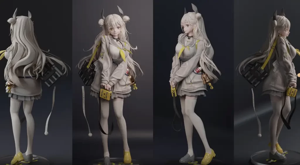 图片[3]-少女哞哞——日系二次元风格化角色全流程制作教程（ZB/SP/Blender/PS/MD）-虚幻之初