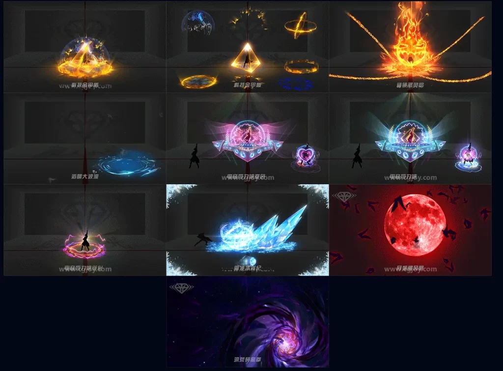 图片[6]-AE游戏UI动效多风格系统培训课｜Mikey-虚幻之初