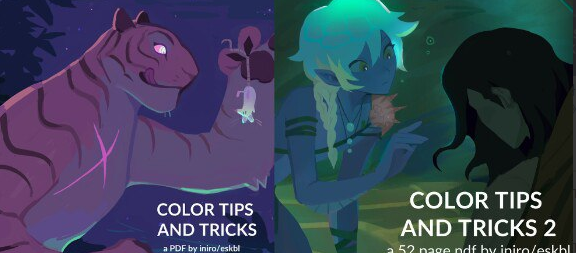 色彩技巧与窍门合集（第1册 & 第2册） / Color Techniques and Tips Collection (Vol. 1 & Vol. 2)-虚幻之初