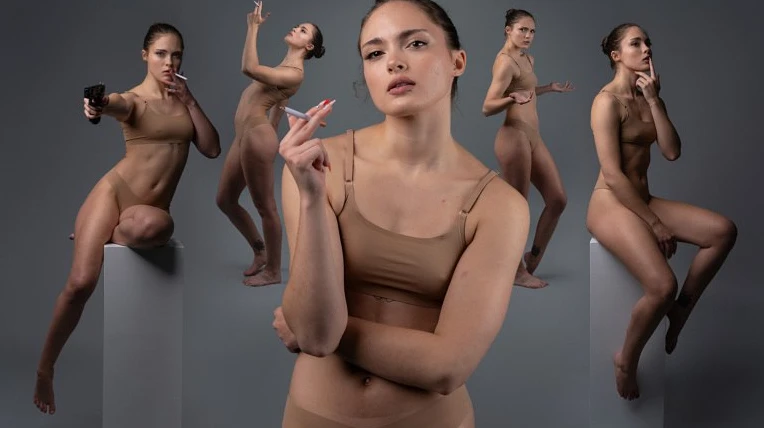 入门姿势:Bre我们的入门姿势包种类丰富，包含各种风格!Bre的姿势从电影感和前卫到妩媚和情绪化不等。这个艺术姿势包包含多种道具，包括手枪、武士刀、香烟和手镜。702张照片+PDF-虚幻之初