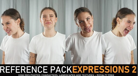 表情！100+ 参考图片Expressions! 100+ Reference Images-虚幻之初