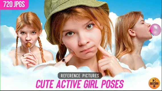 720张可爱活泼女该参考图片-虚幻之初
