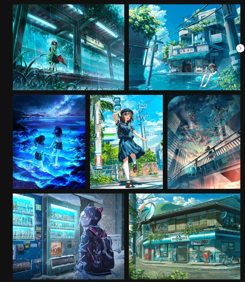 图片[2]-动漫风格的背景设计插画师，吕克-虚幻之初