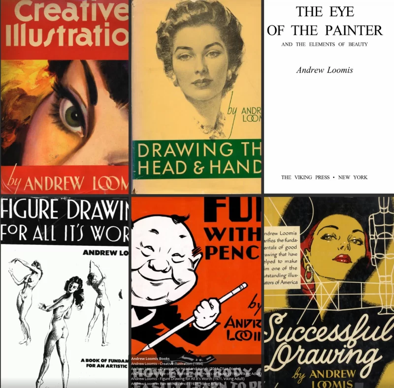 Andrew Loomis 书籍合集 / Andrew Loomis Books Collection-虚幻之初