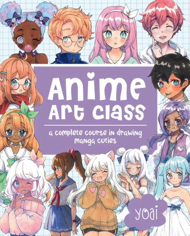 动漫艺术课：完整的漫画可爱角色绘画课程（耽美）Anime Art Class: Complete Manga Cute Character Drawing Course (Boys’ Love Theme)-虚幻之初