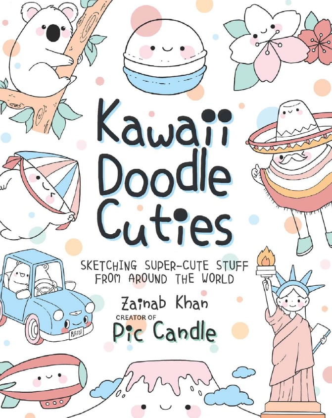 可爱涂鸦萌物 — 素描世界各地超级可爱的东西Cute Doodles Kawaii: Sketching Super-Cute Things from Around the World-虚幻之初