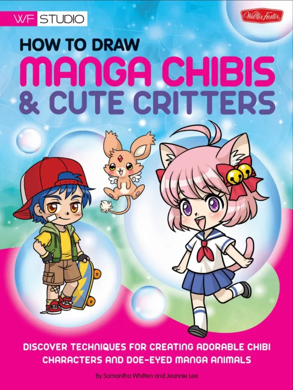 如何绘制漫画Q版人物和可爱的小动物 — How to Draw Manga Chibis & Cute Critters-虚幻之初