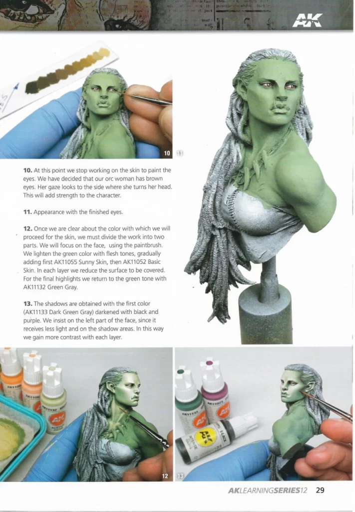 图片[3]-AK Interactive 学习系列 第12卷——女性人物模型涂装 | AK Interactive Learning Series Vol. 12 – Painting Female Figures-虚幻之初