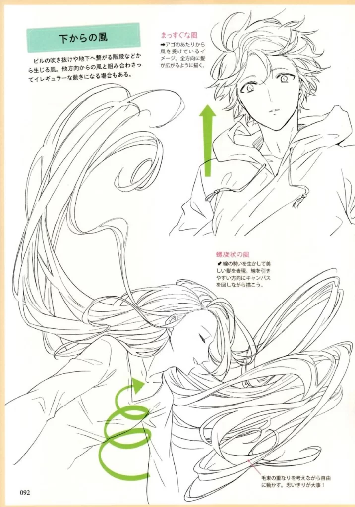 图片[2]-如何画头发（JP）：魅せるキャラクターを描くための ヘアスタイル250 男性編 | How to Draw Hair (JP): Hairstyles 250 – Men’s Edition (For Captivating Characters)-虚幻之初