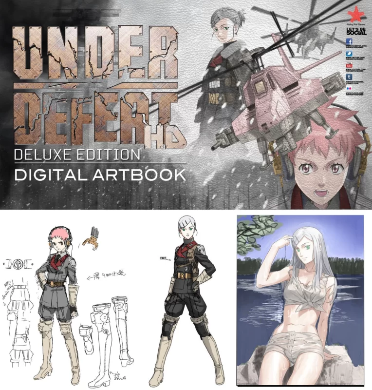 UNDER DEFEAT HD 豪华版数字画册（アンダーディフィート HD） | UNDER DEFEAT HD Deluxe Digital Artbook-虚幻之初