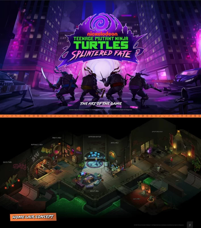 忍者神龟：破碎命运 数字画册 | Teenage Mutant Ninja Turtles: Splintered Fate Digital Art Book-虚幻之初