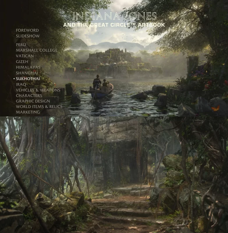 印第安纳·琼斯与大圆环 数字艺术画册 | Indiana Jones and the Great Circle Digital Art Book-虚幻之初