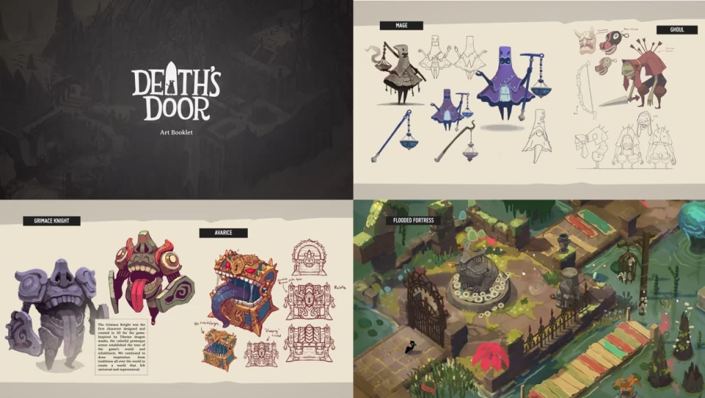 《死亡之门》艺术画册（作者：Acid Nerve，发行：Devolver Digital） | Death’s Door Artbook by Acid Nerve (Publisher: Devolver Digital)-虚幻之初