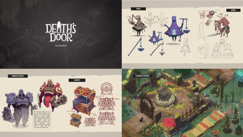 《死亡之门》艺术画册（作者：Acid Nerve，发行：Devolver Digital） | Death’s Door Artbook by Acid Nerve (Publisher: Devolver Digital)-虚幻之初