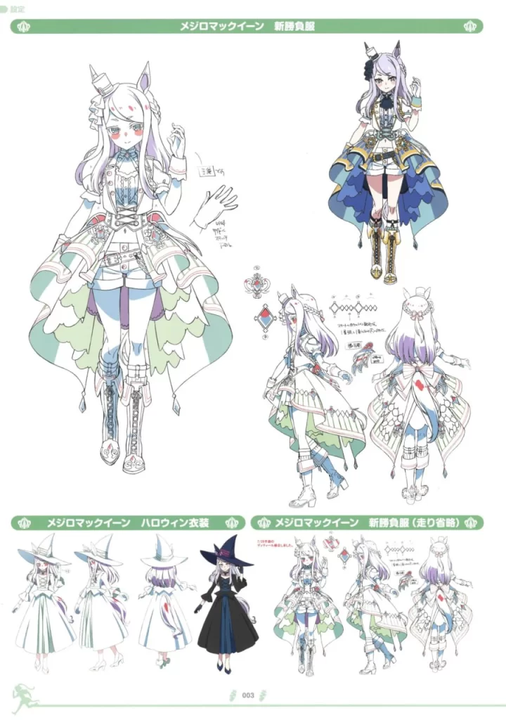 图片[3]-《TV动画〈赛马娘 Pretty Derby〉第二季 原画集》 TV Anime Uma Musume Pretty Derby Season 2 Genga Collection-虚幻之初