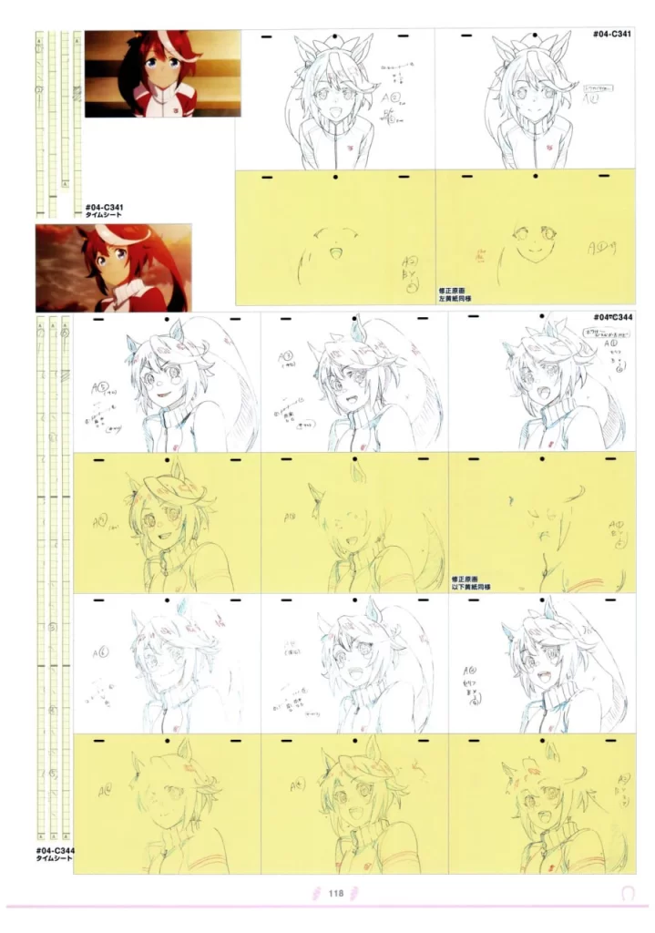 图片[2]-《TV动画〈赛马娘 Pretty Derby〉第二季 原画集》 TV Anime Uma Musume Pretty Derby Season 2 Genga Collection-虚幻之初