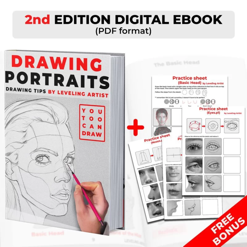 Leveling Artist 肖像绘画教程 第二版 / Leveling Artist: Drawing Portraits (2nd Edition)-虚幻之初