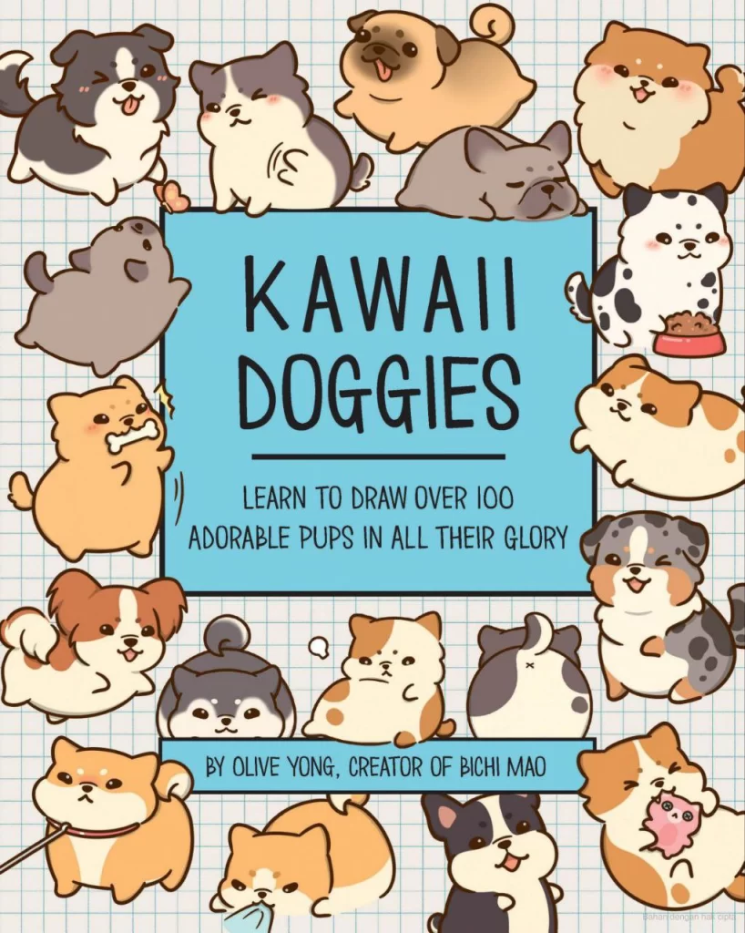 预览_可爱小狗_学习绘制超过100只萌狗全貌Preview_Kawaii_Doggies_Learn_to_Draw_Over_100_Adorable_Pups_in_All-虚幻之初