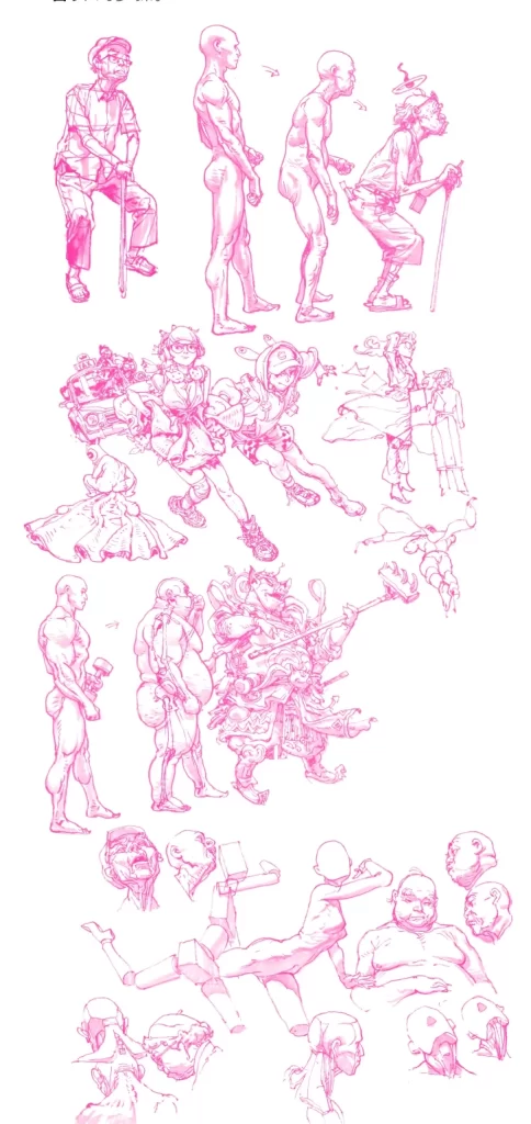 图片[4]-金政基100课：无稿速写与视觉叙事全能训练 | Kim Jung Gi 100 Lessons — Freehand Sketch & Visual Storytelling Mastery-虚幻之初