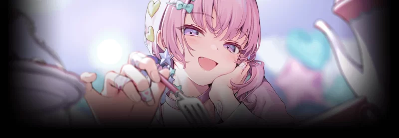 用鲜艳的色彩创作可爱的角色插图插画师，霓虹灯-虚幻之初