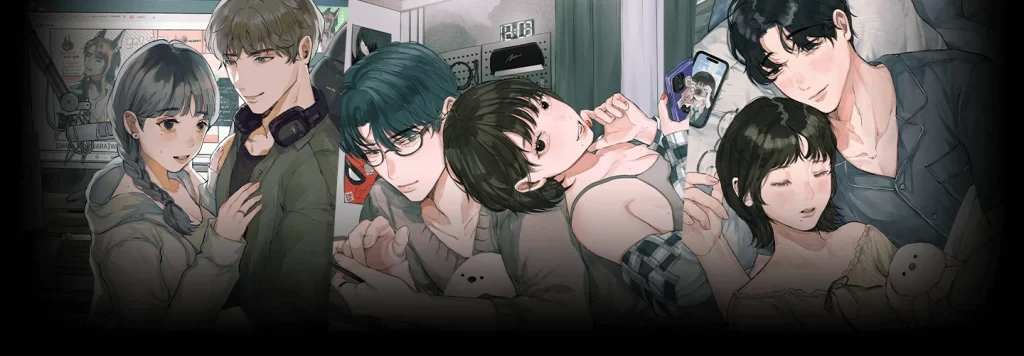 迷人的人物和浪漫场景插画插画师，Jii-虚幻之初